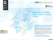 Tablet Screenshot of amebtheory.edu.au